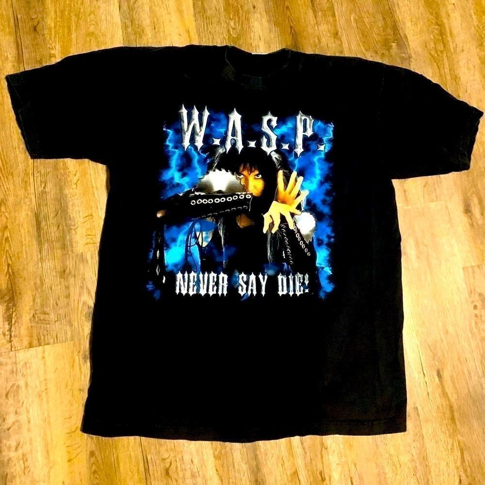 COPY - VINTAGE WASP metal band concert 1992 T-shirt